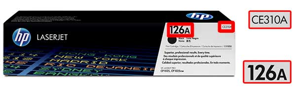 zoeken op HP-toner nummer